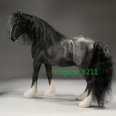 Shire Horse Resin 1/6 Figure Animal Model Handicraft Ornaments Decor Toys Gift