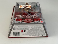Masters of the Universe Battle Sound He-Man Action Figure Mattel 2001 NEW w/ VHS
