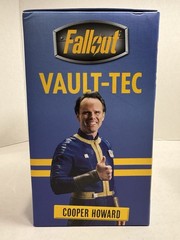 Fallout (TV Series) Cooper Howard Vault-Tec Suit 8″ New Sealed + Metal Sign