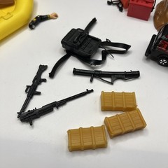 Vintage 1983 Galoob A-Team 3¾” Action Figure Headquarters Set w/ accessories
