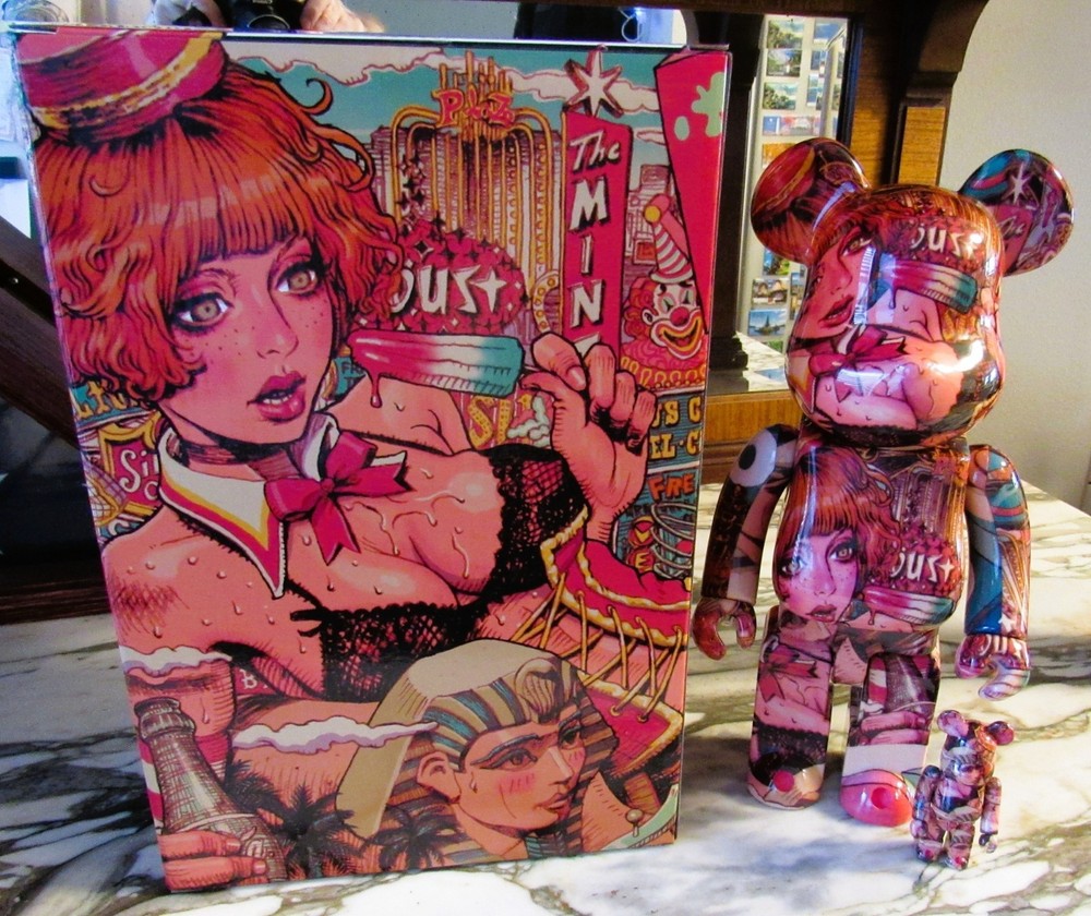 Be@rbrick ROCKIN JELLY BEAN 100% + 400% Set DCON 2025 Exclusive Bearbrick
