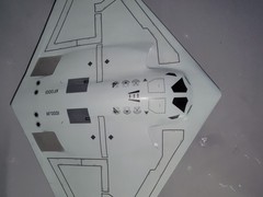 1:48 scale B-21 Raider-Stealth Bomber Model Kit-Disassembled and Unpainted