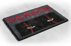 IT PENNYWISE YOU’LL FLOAT TOO MAT DOORMAT 60 X 40 CM COIR PVC BACK HORROR