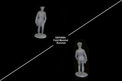 WWII German Officers Rommel Battleground MARX playset toy soldiers