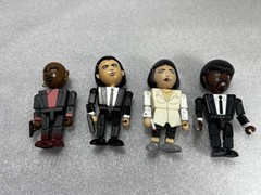 2004 NECA Figure LOT Pulp Fiction The Cast JULES Vincent THE GIMP Mia BUTCH Zed