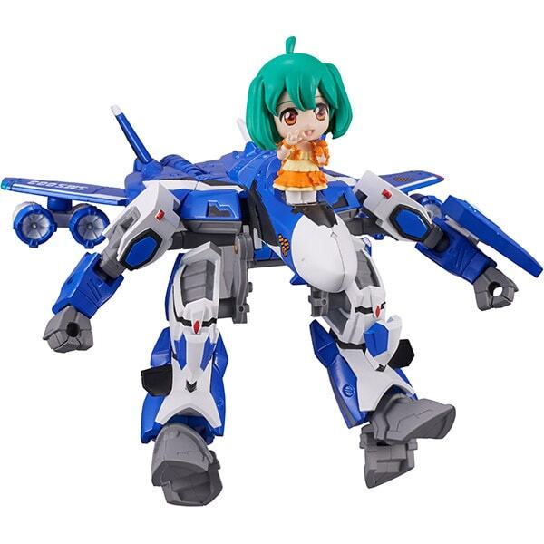 TINY SESSION Macross F VF-25G Messiah Valkyrie Michelle with Ranka figure 10cm
