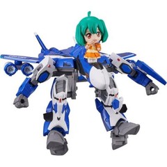 TINY SESSION Macross F VF-25G Messiah Valkyrie Michelle with Ranka figure 10cm