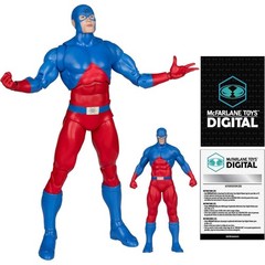 McFarlane Toys Digital DC Direct The Atom Silver Age Ray Palmer 7in Figure New