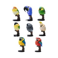 Animal Heavenly Body Parrot Series 18 AHB Mini Resin Chubby Figurine Collectible