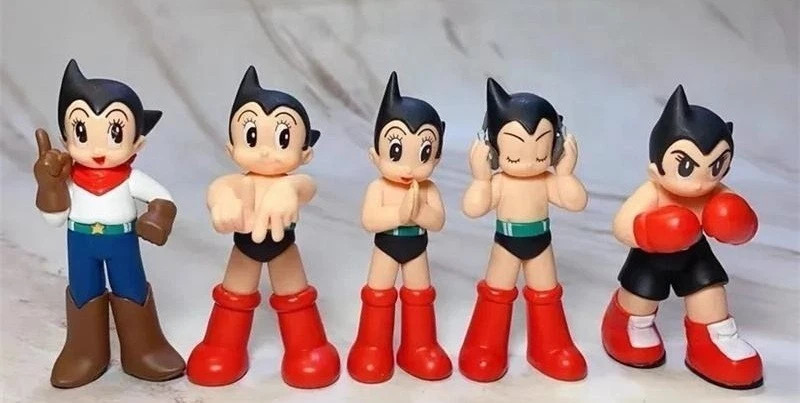 Anime Figure Astro Boy 5PCS Sets PVC Toy figures New in Box 3 Inches Tall