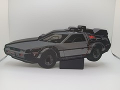 Retro Back to the Future Delorean time machine Light Box sign 10″ lightbox sign