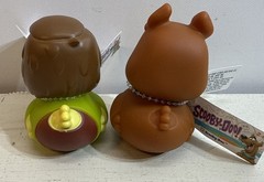 Warner Bros. Rubber Duck Set SCOOBY DOO & SHAGGY NEW