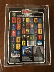 1980 Kenner Star Wars ESB Yoda Orange Snake 32 Back-B AFA 75 (C75 B80 F90)