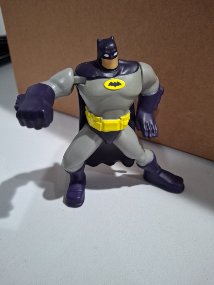 Batman DC Comics Action Figure Gray Black Yellow 5″ Poseable Super Hero Toy