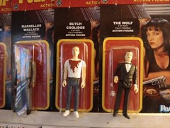 Reaction Figures Pulp Fiction Action Figures Set of 8, MIB