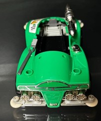 Bandai CarRanger Power Ranger Green Racer Figure Set RV Robo Parts Missing