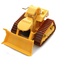 3PCS Disney Pixar Cars Yellow/Red/Green Bulldozer Chuy El Materdor Alloy Toy Car
