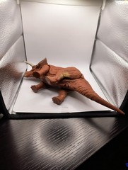 Jurassic World Park Roarivores Triceratops Figure Brown Dinosaur WORKS
