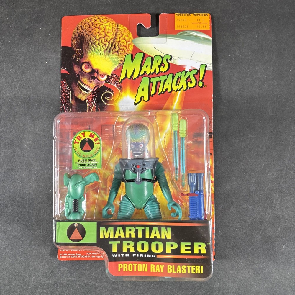 MARTIAN TROOPER MARS ATTACKS ACTION FIGURE VINTAGE TRENDMASTERS NEW SCI-FI 1996
