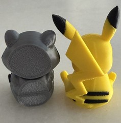3d Printed Pokemon 2 Inch Pikachu Print Brand NEW FREE SHIPPING Raccoon Animal