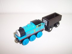 Generic Wooden Train Custom Troublesome Truck Fits BRIO Thomas Track