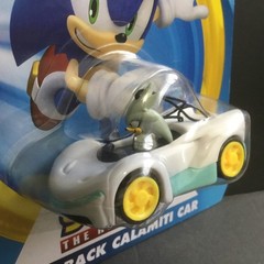 Sonic The Hedgehog Pull Back Calamiti Car – Silver The Hedgehog- Series 1 – New