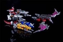 Lucky Cat Micro Cosmos MC-03 MC03 Meagzord mini Beast Lord set of 5 Figure toy