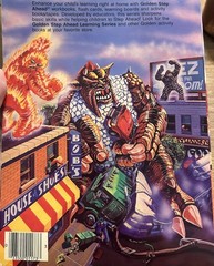 Vintage 1986 Hasbro INHUMANOIDS Golden Coloring Activity Book