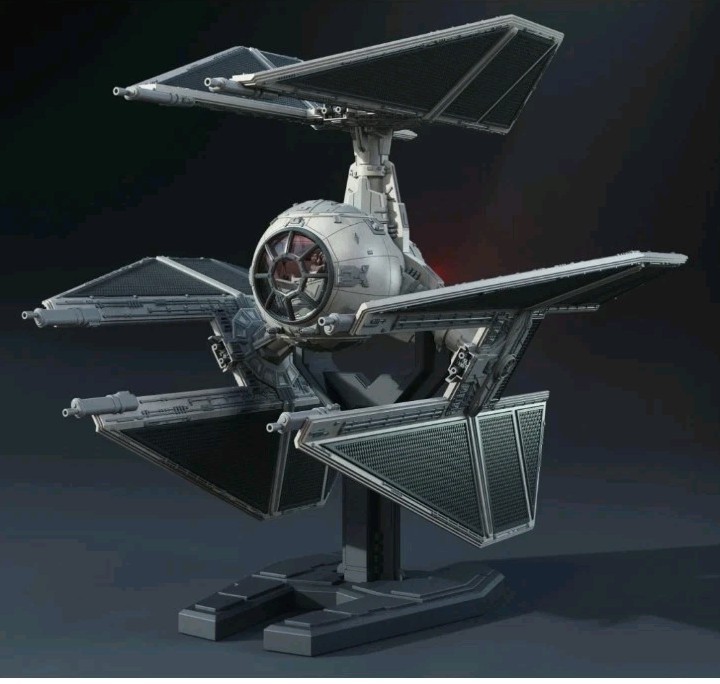 Star Wars 1/32 Scale Tie Defender W Cockpit Model Kit Custom 3d Includes Stand