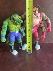 NECA TMNT Teenage Mutant Ninja Turtles Stump Wrestling 2 Loose Figures