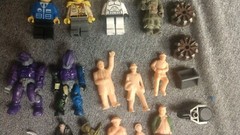 Lego action figures men and some little guys varies