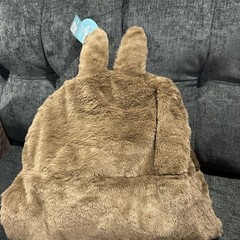Authentic Pop Mart Brown Labubu Cape Hooded Blanket New Pop Land Exclusive NWT