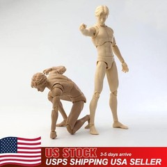 US Mirrfig 1/12 Male Super Flexible Moveable Thin Joint Body Model For 6″ Figure