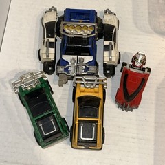 BANDAI Power Rangers Carranger DX RV ROBO TURBO Megazord Japan Damaged A3
