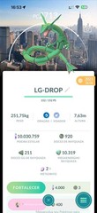 ✨ Pokémon✨ Shiny Rayquaza New York Background Level 50 Dragon Ascent✨ 3 Moves✨