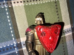 1999 Saban Knight Mystic? Action Figure Gold Red Vintage