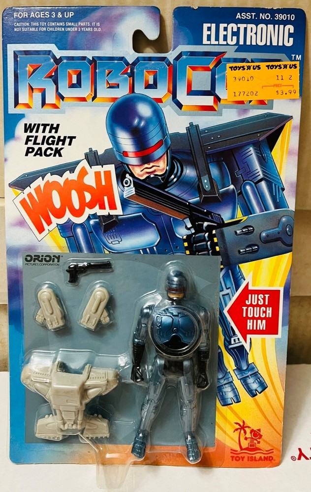 Toy Island 1993 RoboCop with Flight Pack action figure