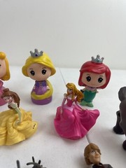 Disney Collection Princess Figures Cake Topper Toddler Toys Lot Of 15