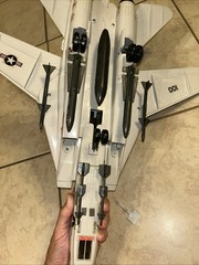 1983 GI Joe Sky Striker SP-F14 Fighter Jet Airplane Near Complete