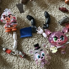 FNAF Funko Action Figure Lot For Parts Marionette Foxy Pigpatch Orville Mixed