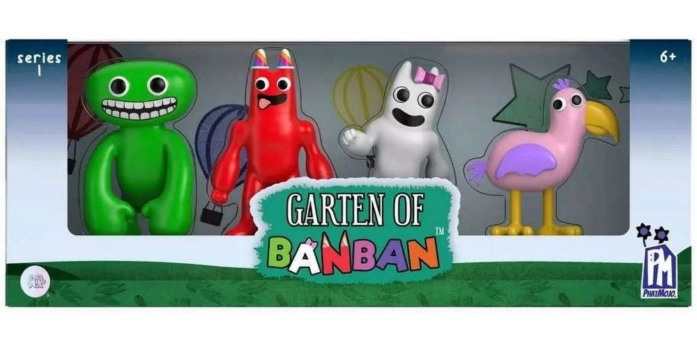 GARTEN OF BANBAN 4 Pack Series 1 Figurines Phat Mojo 2024