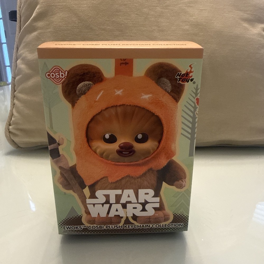 NEW Sealed Star Wars Ewok Cosbi Plush Keychain Mystery Blind box