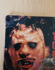 McFarlane Toys Leatherface Action Figure Movie Maniacs Boxed w/ Chainsaw Bloody