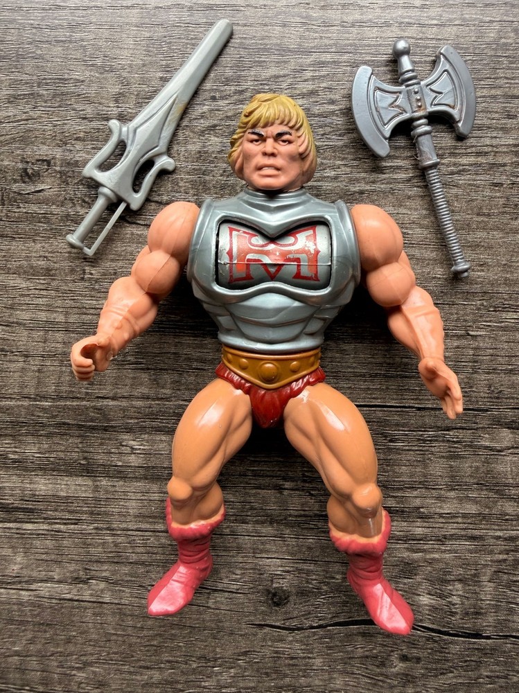 Rotoplast Battle Armor He-Man, Vintage MOTU Masters of the Universe
