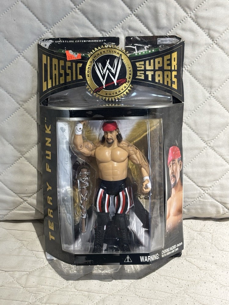Terry Funk WWE Jakks Classic Superstars Collectors Series 2004 New SHIPS FREE