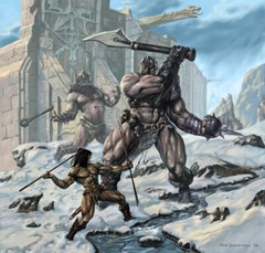 CONAN THE BARBARIAN* FIGURE, HORSE*, RED SONJA*, FROST GIANT (*PRE-ORDER ITEMS)