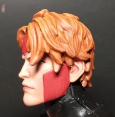HEAD ONLY Marvel Legends Custom painted Image Youngblood Shaft WILDCATS SPARTAN