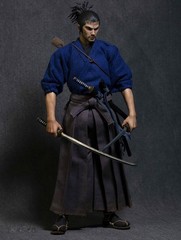 ZGJKTOYS Miyamoto Musashi Ronin Samurai 12in Action Figure Doll Model L-001