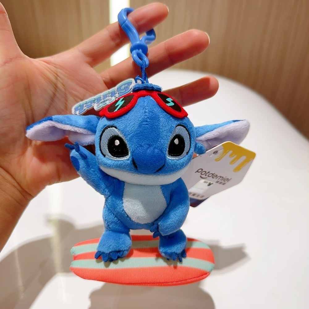 Stitch Lotso Plush Toys Keychain Pendant Accessories Cute Cartoon Stuffed Doll