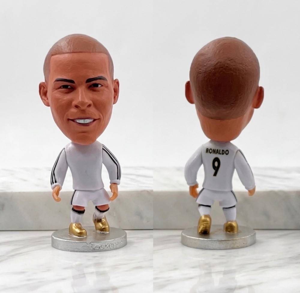 Ronaldo Nazario Figure Real Madrid Brazil Toy Soccer 6.5cm Football Collectible